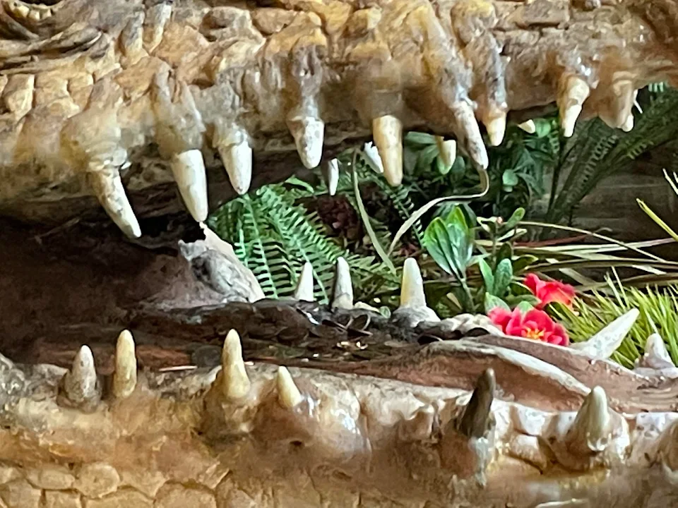 Watch out for the teeth on this animatronic crocodile