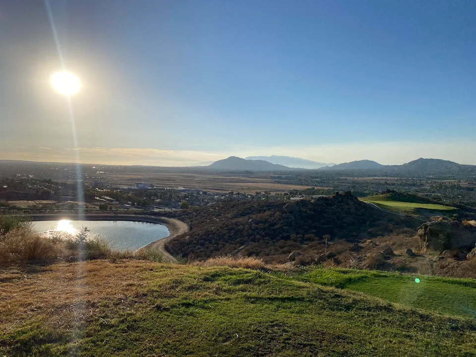 16th hole at Rancho Del Sol, Moreno Valley, CA [OC]
