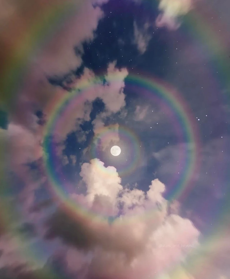 A Halo Rainbow after a storm.