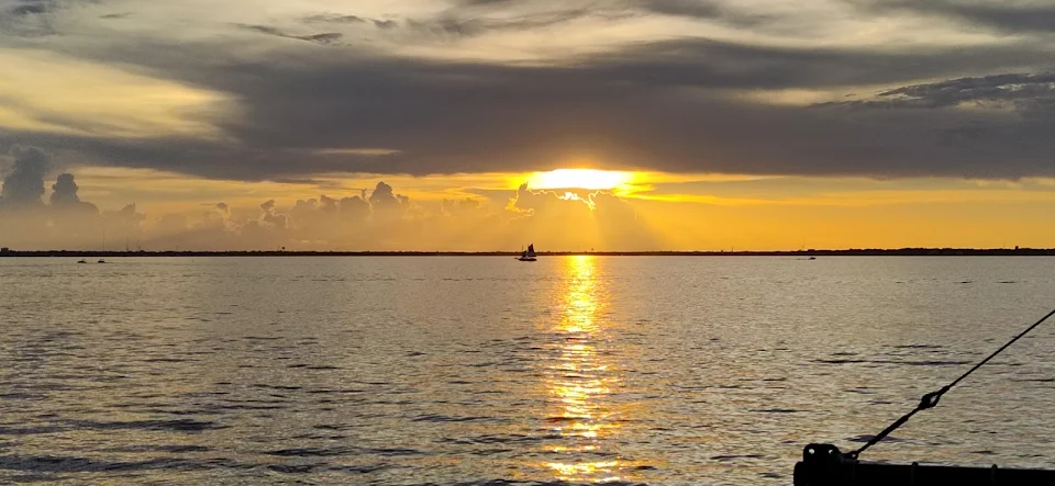 Sunset near Crab Island Destin FL