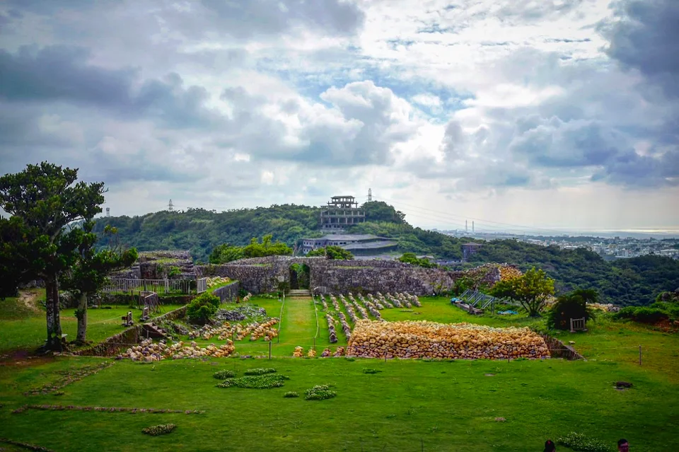 picture from a castle ruins in Okinawa