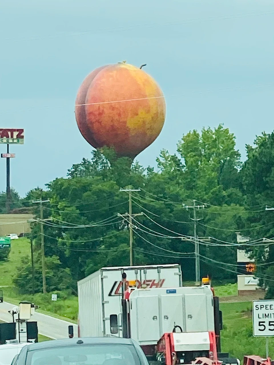 So I found this peach...