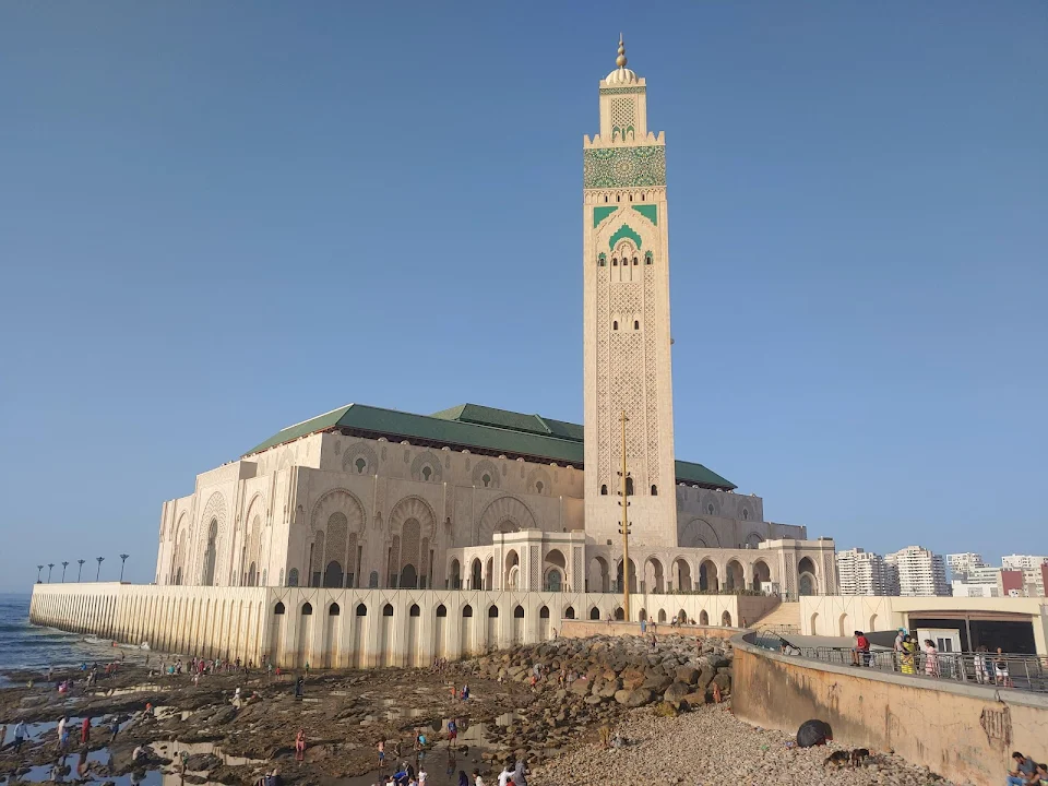 The Hassan II mosque in Casablanca Morocco