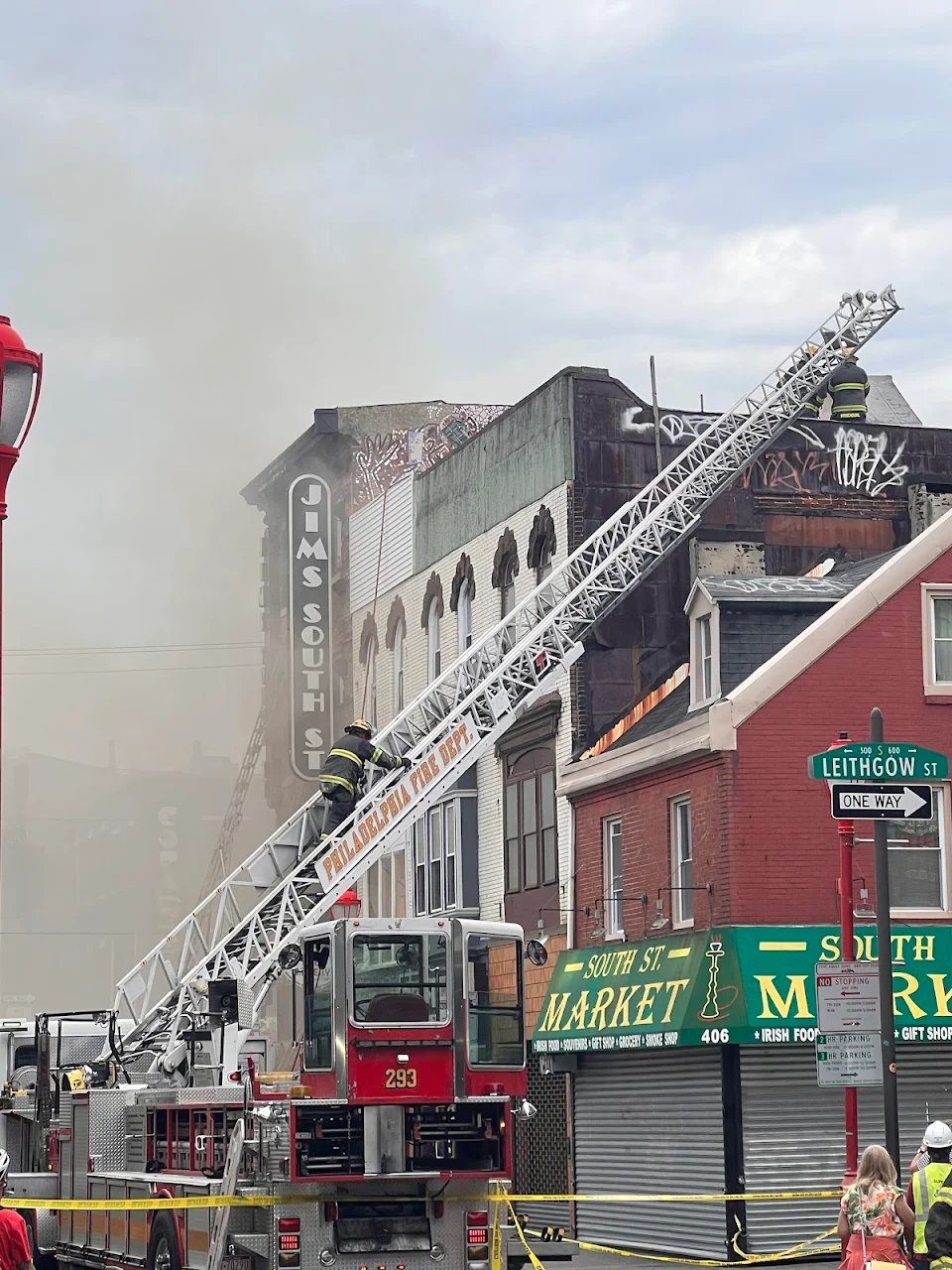 Iconic Jim’s steak burns down in Philly, everyone got out safely.
