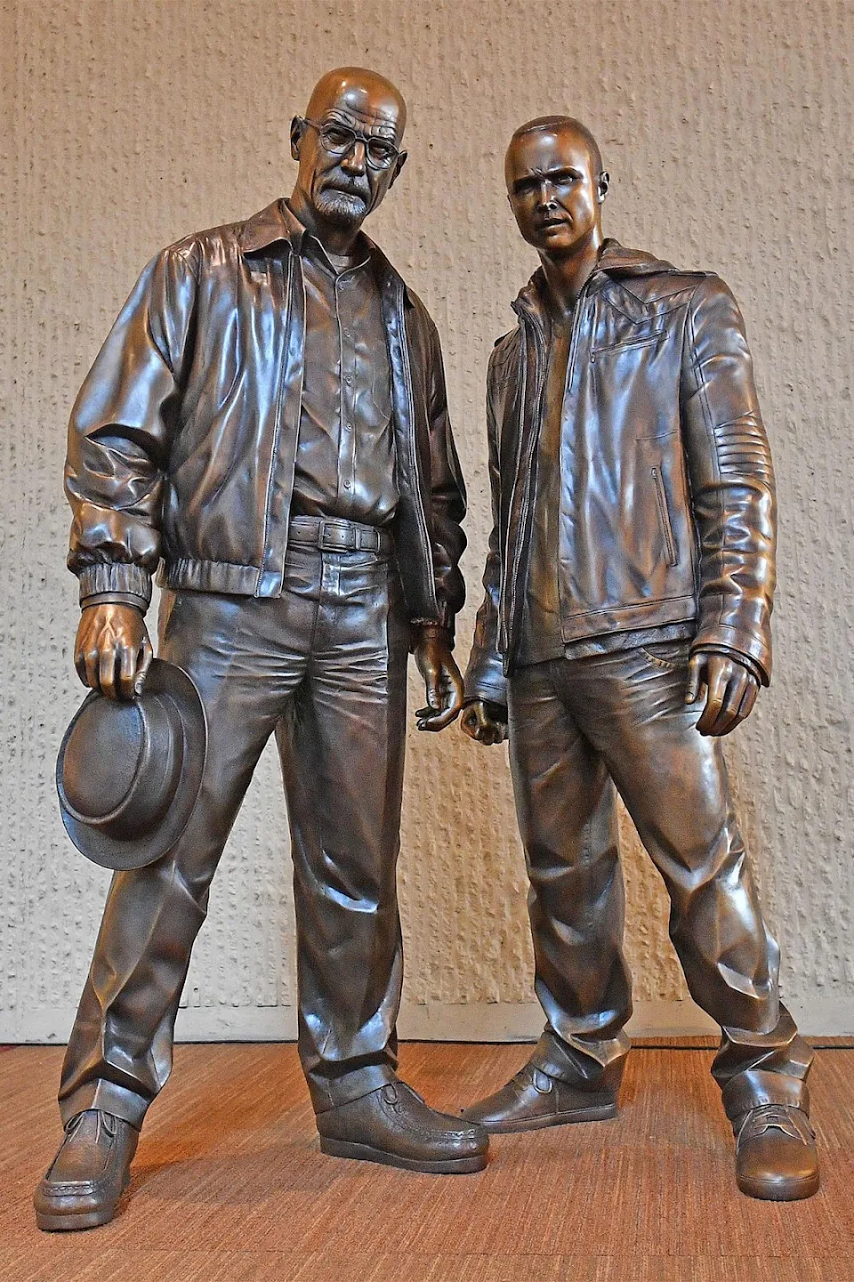 Statues of Walter White and Jessie Pinkman in Albuquerque, New Mexico were recently unveiled