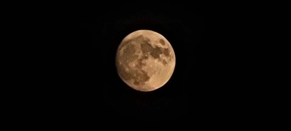 Photo of the moon I took on my phone tonight.