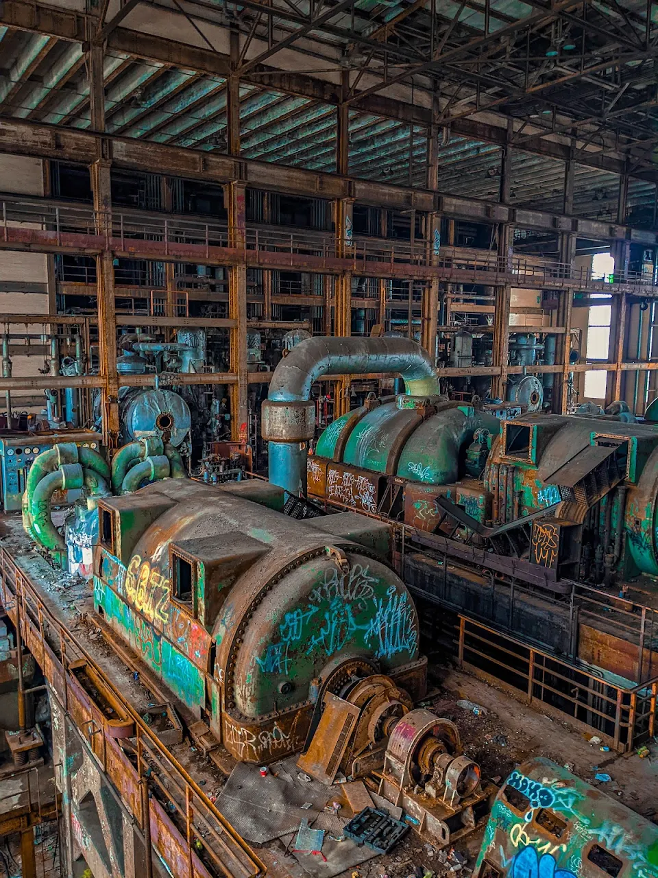 Inside an abandoned powerplant Pennsylvania