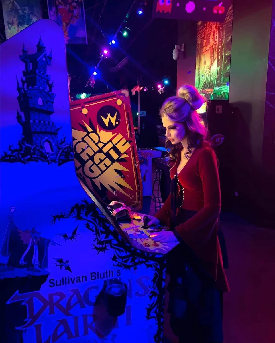 Friend took this of me at the arcade after Ren Fair.