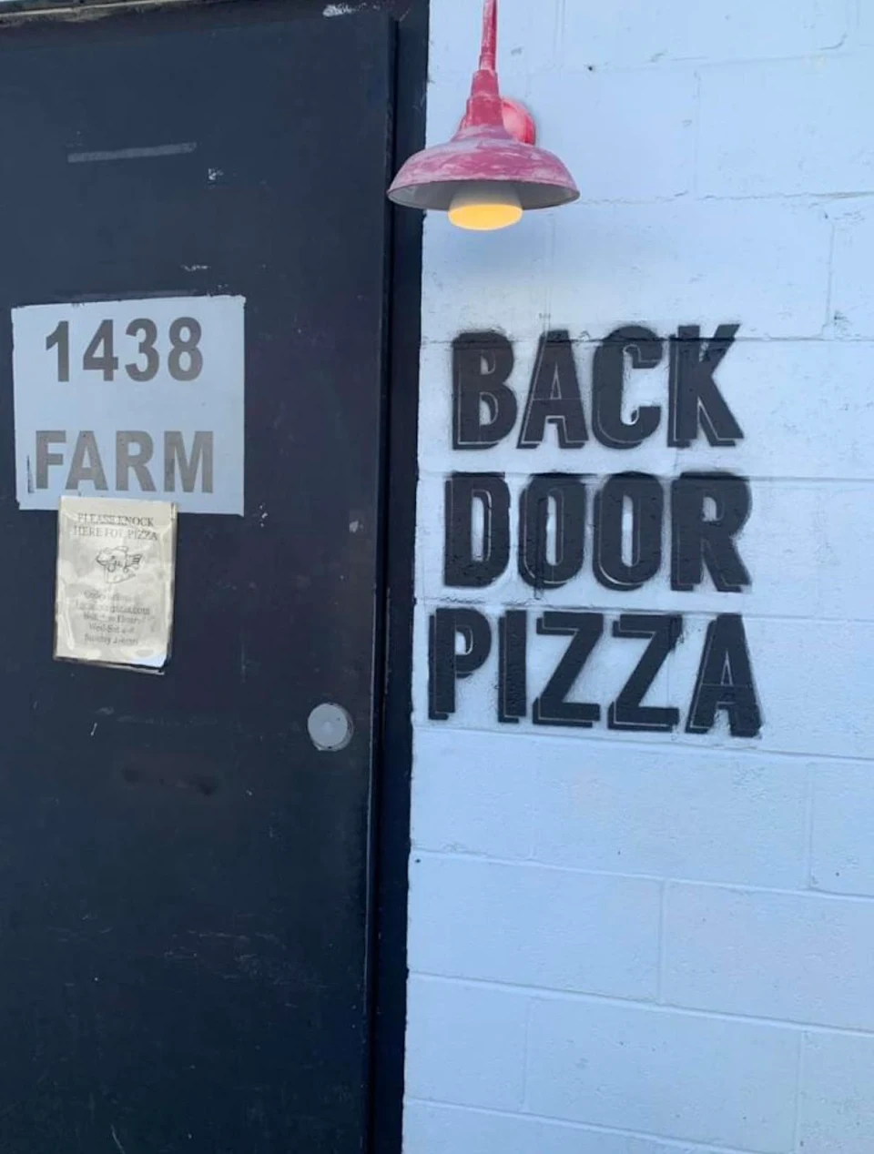 There’s a pizza place near me where you have to go to the back, knock, give cash, get pizza.