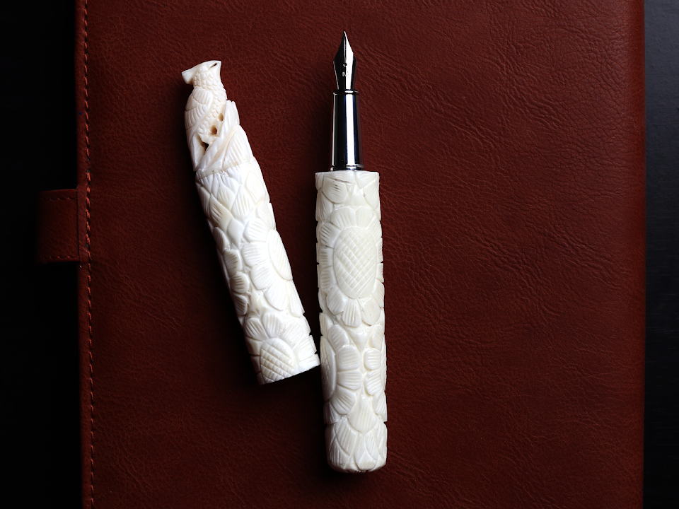 I carved this pen out of bones!
