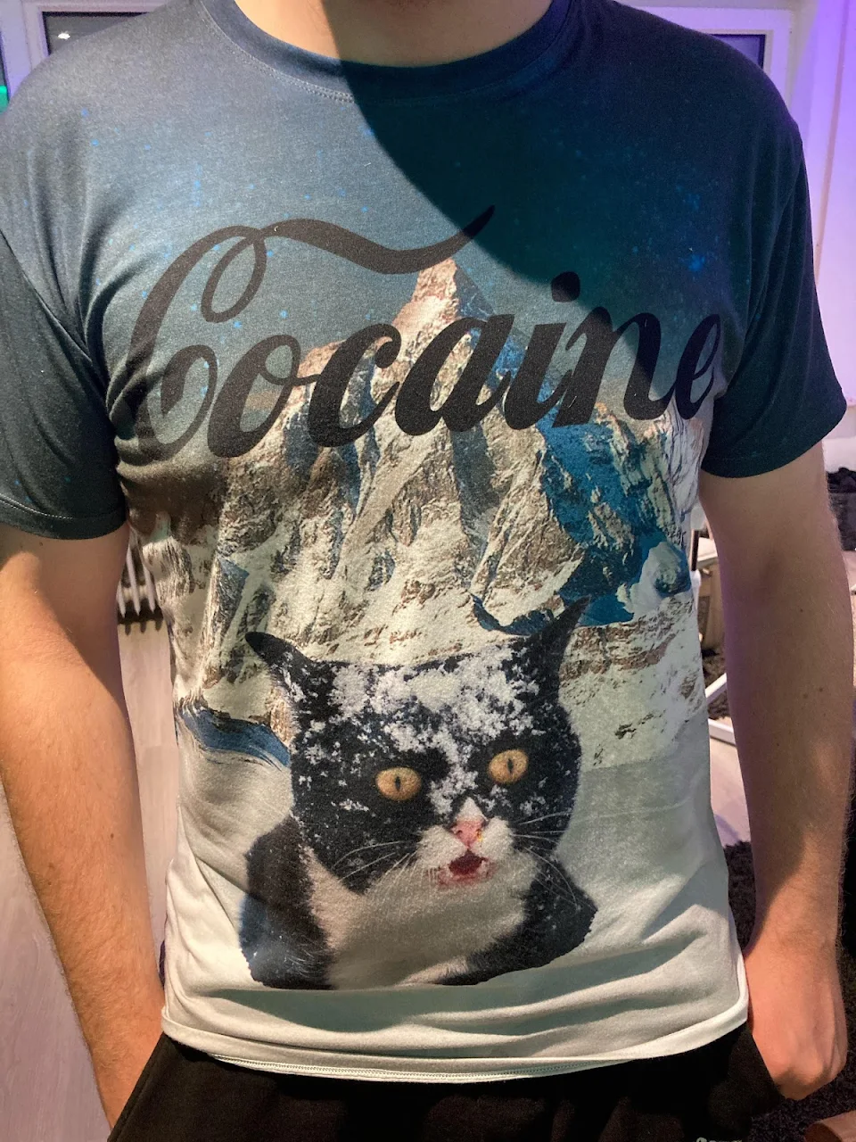 My friend bought himself a shirt