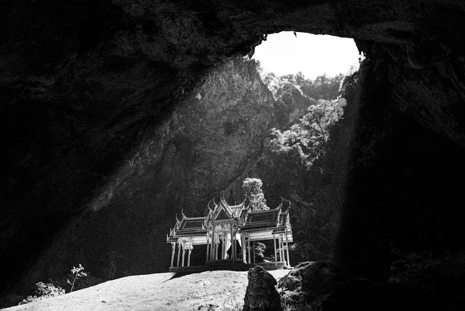 Have you ever seen a temple in a cave? Khao Sam Roi Yat National Park, Thailand