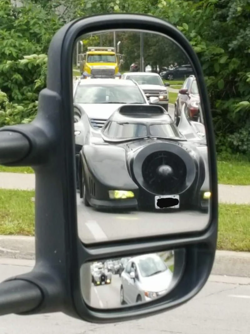 The last thing you want to see in your mirror when you were speeding.