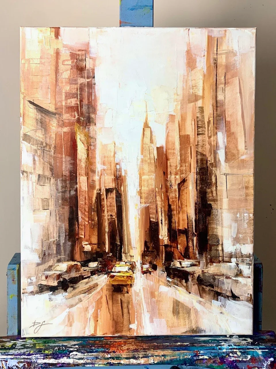 Challenging myself to paint a cityscape a day - just finished day 5!