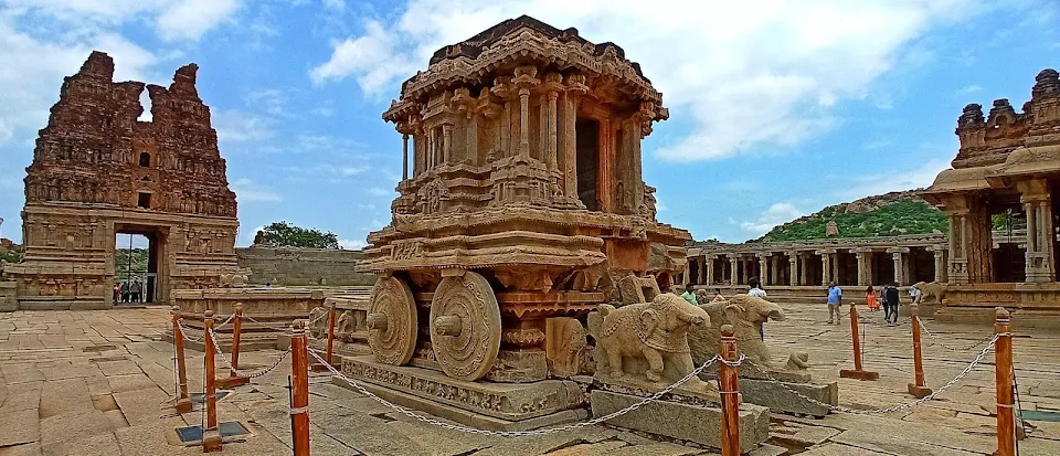 Stone chariot from the 16th century.