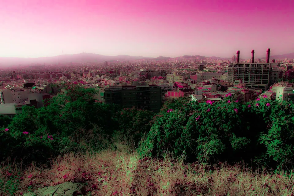 BCN view (painting style)