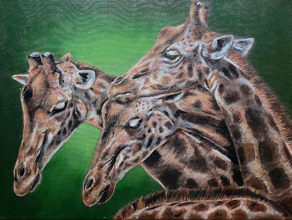 I Painted giraffes!