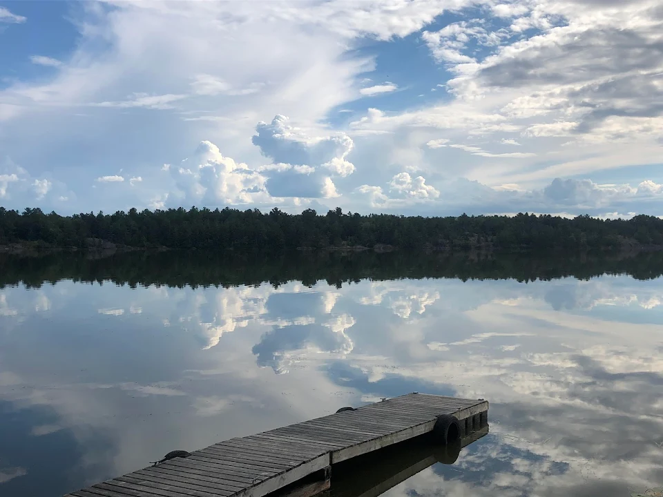 Currently a beautifully calm day on Lake Nipissing in Ontario, Canada
