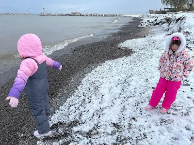 I took my 5 year old niece “to the beach”. It was not the scenario she had anticipated.