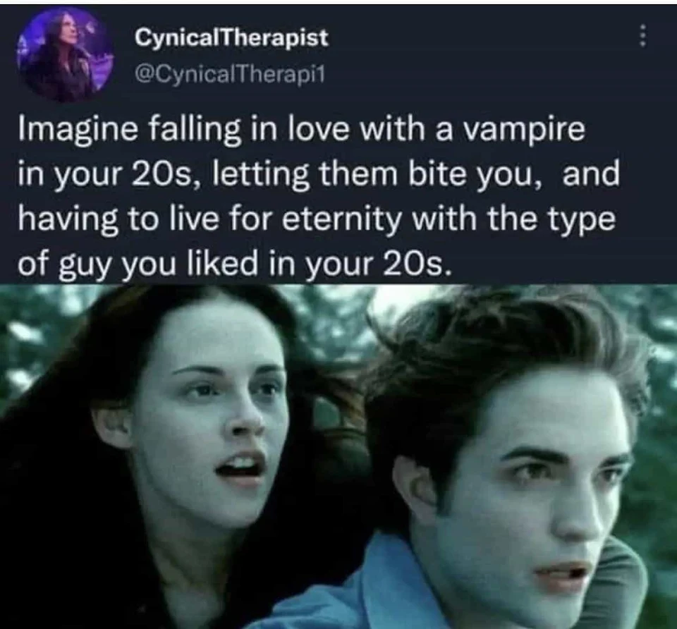 Imagine falling in love with a vampire