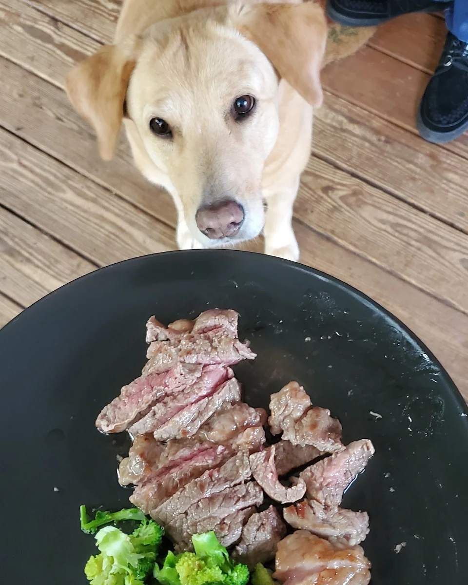 My girl turned 14 this weekend. She usually gets a cheeseburger on her birthday, but I thought it was time she graduated to steak dinner