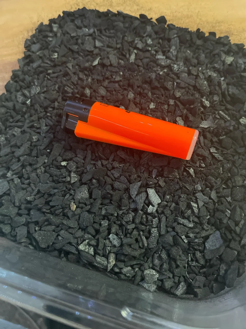 Is this charcoal big enough for springtail cultures? Lighter for reference